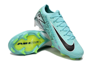 Men's Nike Air Zoom Mercurial Vapor 16 Elite FG Firm Ground Low-Tops Football Boots - Blue/White/Black