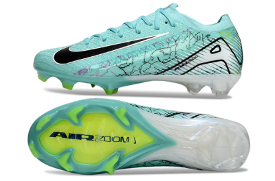 Men's Nike Air Zoom Mercurial Vapor 16 Elite FG Firm Ground Low-Tops Football Boots - Blue/White/Black