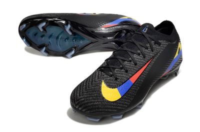 Unisex Nike Air Zoom Mercurial Vapor 16 Elite FG Firm Ground Low-Tops Football Boots - Black/Yellow/Blue/Red