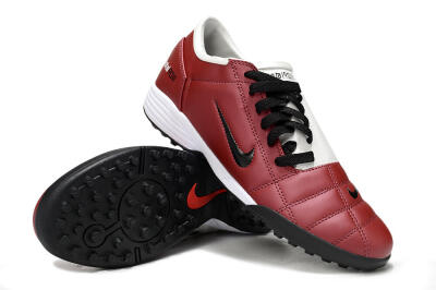 Unisex Nike Total 90 III TF Artificial Turf Low-Tops Football Shoes - Red/Black/White