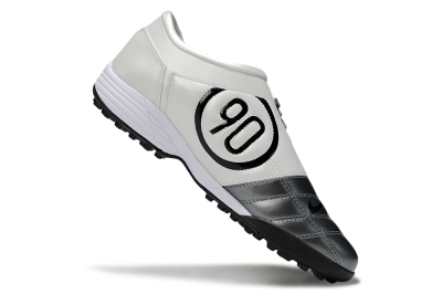 Unisex Nike Total 90 III TF Artificial Turf Low-Tops Football Shoes - Silver/Black/White