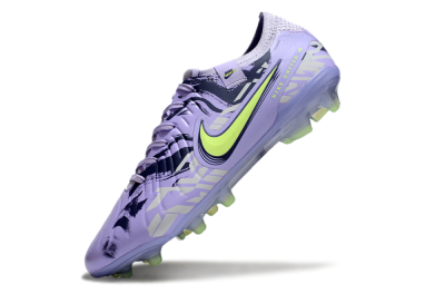 Unisex Nike Tiempo Legend 10 Elite FG Firm Ground Low-Tops Football Boots - Purple/Yellow
