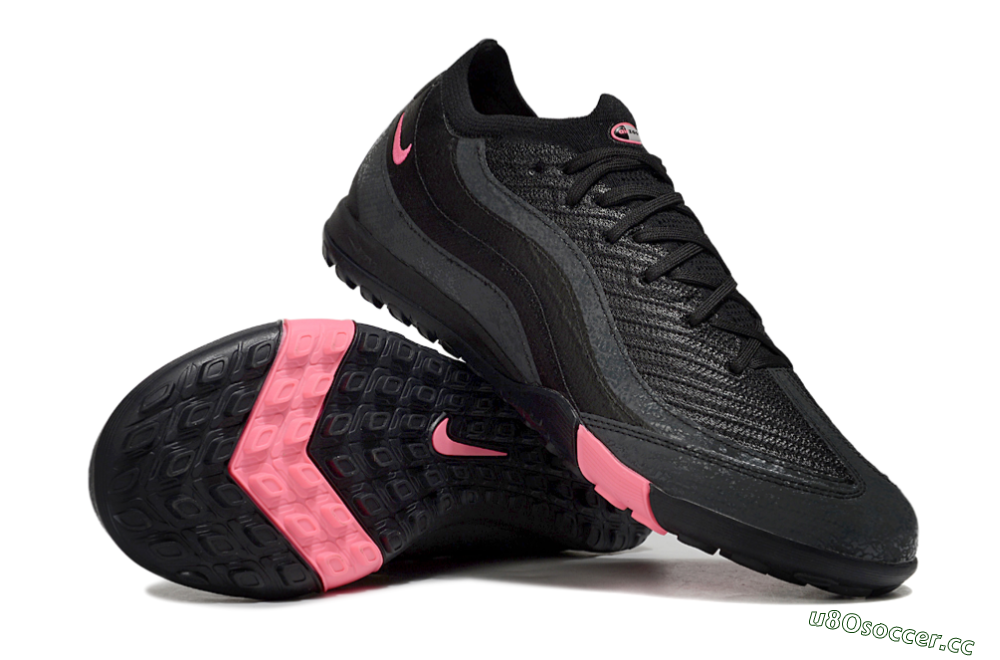 Men's Nike Air Zoom Mercurial Vapor 16 Elite TF Artificial Turf Low-Tops Football Shoes - Black/Grey/Pink 1
