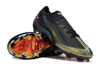 Men's Nike Air Zoom Mercurial Vapor 16 Elite FG Firm Ground Low-Tops Football Boots - Black/Grey/Pink