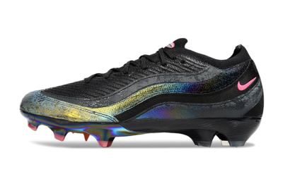 Men's Nike Air Zoom Mercurial Vapor 16 Elite FG Firm Ground Low-Tops Football Boots - Black/Grey/Pink