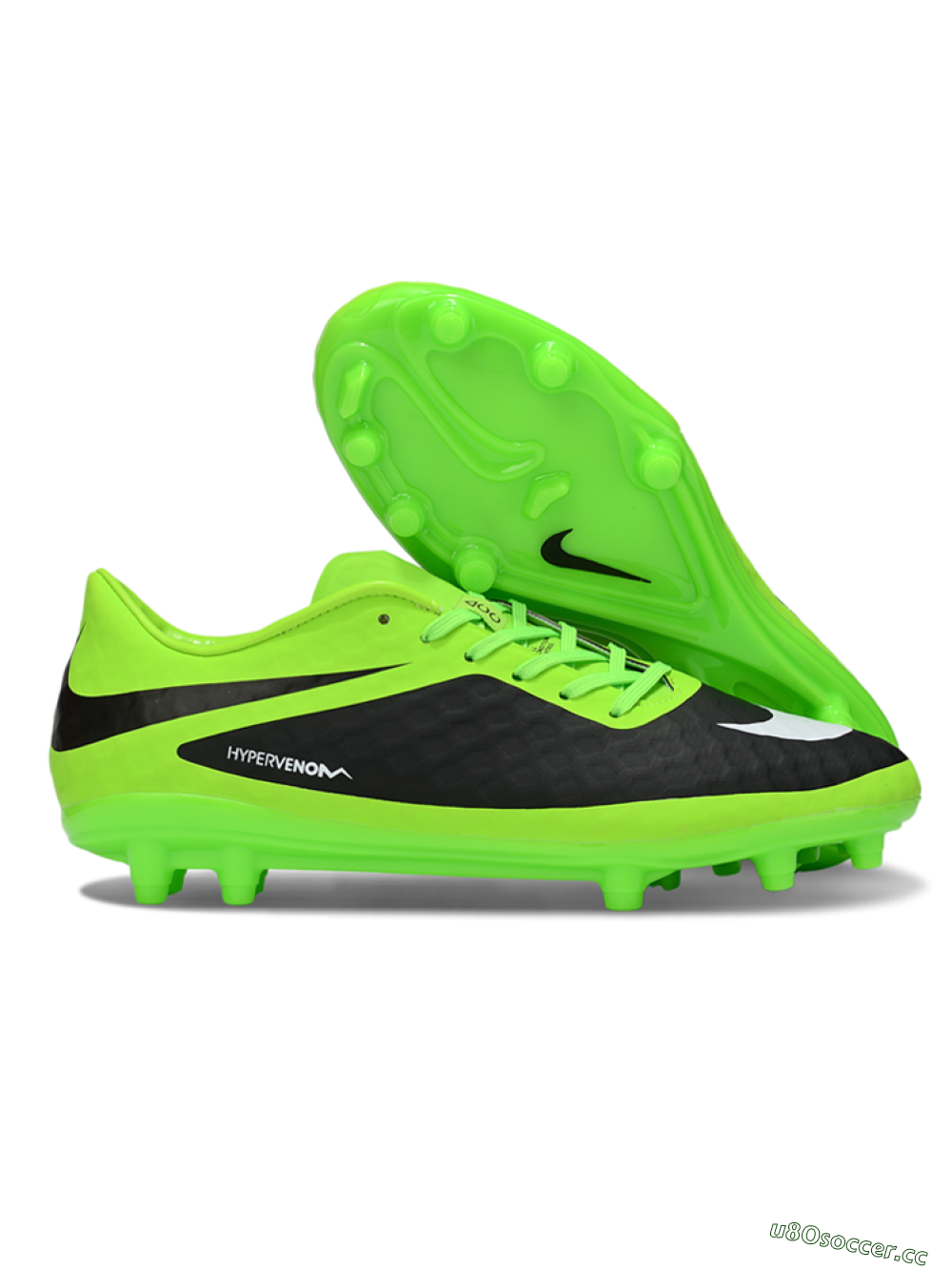 Men's Nike Hypervenom Phantom FG Firm Ground Low-Tops Football Boots - Yellow/Black 2