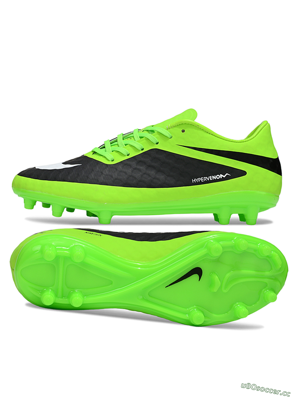 Men's Nike Hypervenom Phantom FG Firm Ground Low-Tops Football Boots - Yellow/Black 1