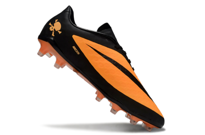 Men's Nike Hypervenom Phantom FG Firm Ground Low-Tops Football Boots - Orange/Black