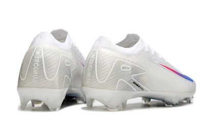 Unisex Nike Air Zoom Mercurial Vapor 16 Elite FG Firm Ground Low-Tops Football Boots - White/Blue/Pink