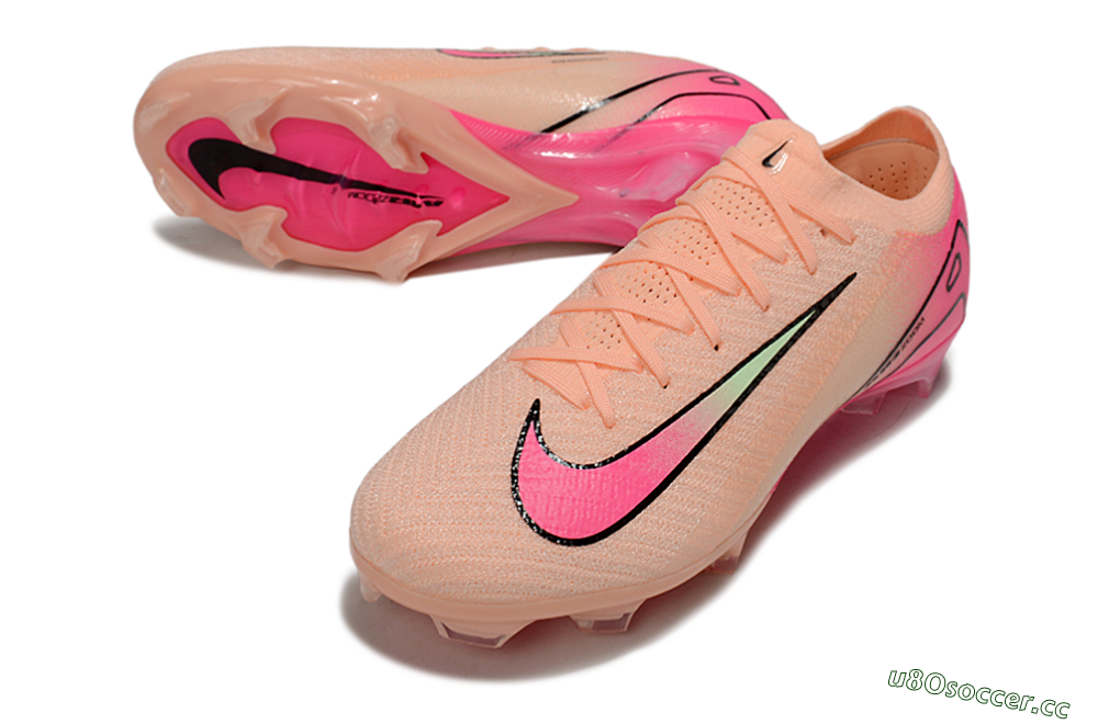 Unisex Nike Air Zoom Mercurial Vapor 16 Elite FG Firm Ground Low-Tops Football Boots - Pink/Black 3