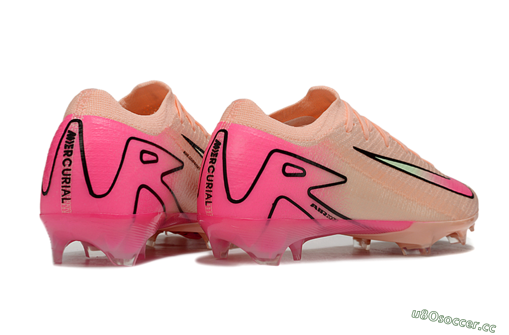 Unisex Nike Air Zoom Mercurial Vapor 16 Elite FG Firm Ground Low-Tops Football Boots - Pink/Black 7