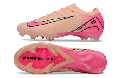 Unisex Nike Air Zoom Mercurial Vapor 16 Elite FG Firm Ground Low-Tops Football Boots - Pink/Black