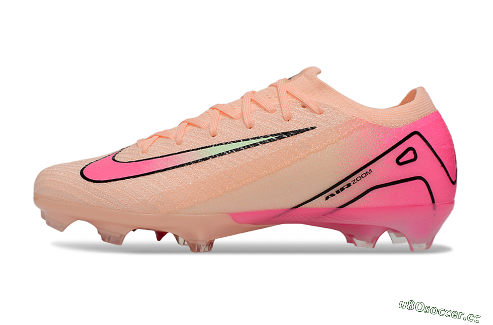 Unisex Nike Air Zoom Mercurial Vapor 16 Elite FG Firm Ground Low-Tops Football Boots - Pink/Black 0
