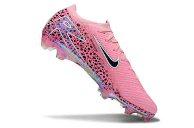 Unisex Nike Air Zoom Mercurial Vapor 16 Elite FG Firm Ground Low-Tops Football Boots - Pink/White/Leopard