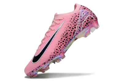 Unisex Nike Air Zoom Mercurial Vapor 16 Elite FG Firm Ground Low-Tops Football Boots - Pink/White/Leopard