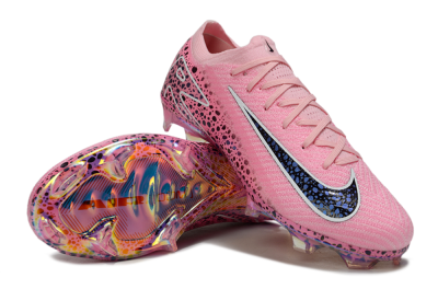 Unisex Nike Air Zoom Mercurial Vapor 16 Elite FG Firm Ground Low-Tops Football Boots - Pink/White/Leopard