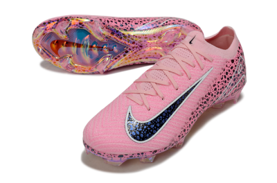 Unisex Nike Air Zoom Mercurial Vapor 16 Elite FG Firm Ground Low-Tops Football Boots - Pink/White/Leopard