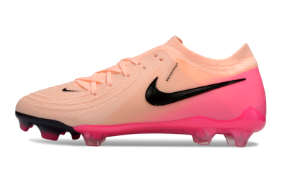 Men's Nike Phantom GX 2 Elite FG Firm Ground Low-Tops Football Boots - Pink/Black