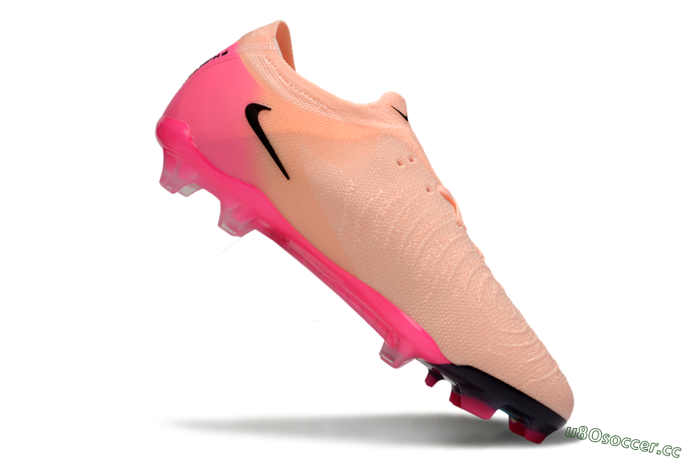 Men's Nike Phantom GX 2 Elite FG Firm Ground Low-Tops Football Boots - Pink/Black 4
