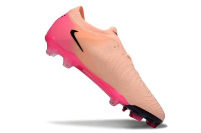 Men's Nike Phantom GX 2 Elite FG Firm Ground Low-Tops Football Boots - Pink/Black