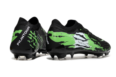 Men's Nike Phantom GX 2 Elite FG Firm Ground Low-Tops Football Boots - Black/Green/White
