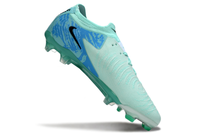 Men's Nike Phantom GX 2 Elite FG Firm Ground Low-Tops Football Boots - Jade/Blue/Black