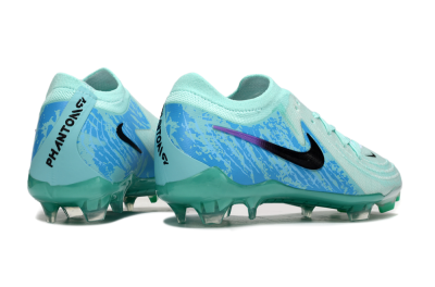 Men's Nike Phantom GX 2 Elite FG Firm Ground Low-Tops Football Boots - Jade/Blue/Black