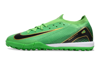 Men's Nike Air Zoom Mercurial Vapor 16 Elite TF Artificial Turf Low-Tops Football Shoes - Green/Gold/Black