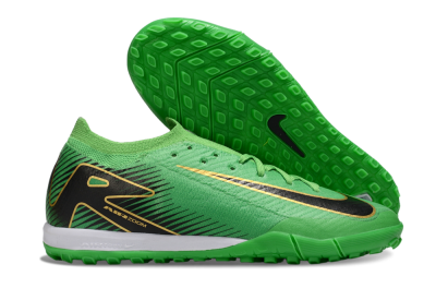 Men's Nike Air Zoom Mercurial Vapor 16 Elite TF Artificial Turf Low-Tops Football Shoes - Green/Gold/Black