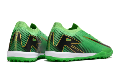 Men's Nike Air Zoom Mercurial Vapor 16 Elite TF Artificial Turf Low-Tops Football Shoes - Green/Gold/Black