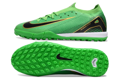 Men's Nike Air Zoom Mercurial Vapor 16 Elite TF Artificial Turf Low-Tops Football Shoes - Green/Gold/Black