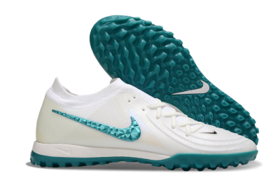 Men's Nike Phantom GX 2 Elite TF Artificial Turf Low-Tops Football Shoes - Beige/Green
