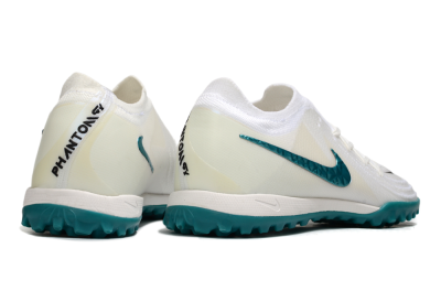 Men's Nike Phantom GX 2 Elite TF Artificial Turf Low-Tops Football Shoes - Beige/Green