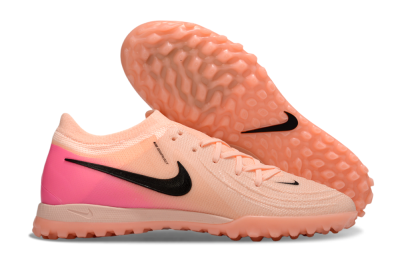 Men's Nike Phantom GX 2 Elite TF Artificial Turf Low-Tops Football Shoes - Pink/Black