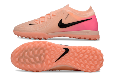Men's Nike Phantom GX 2 Elite TF Artificial Turf Low-Tops Football Shoes - Pink/Black