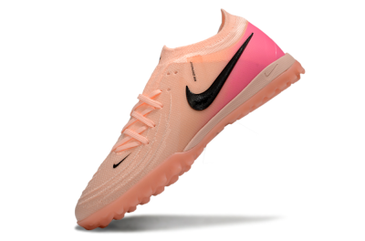 Men's Nike Phantom GX 2 Elite TF Artificial Turf Low-Tops Football Shoes - Pink/Black