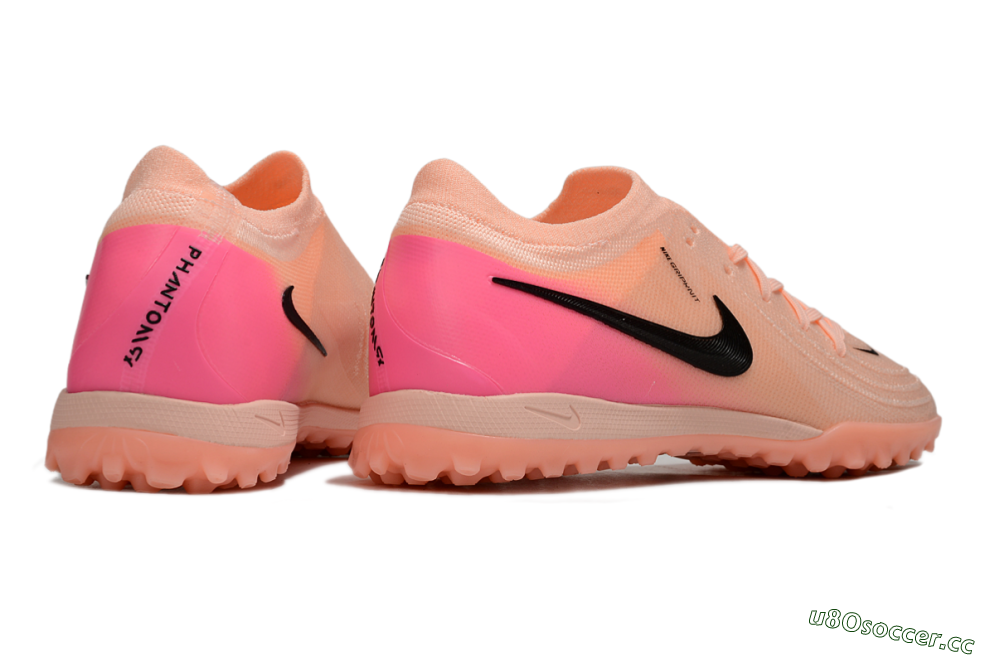 Men's Nike Phantom GX 2 Elite TF Artificial Turf Low-Tops Football Shoes - Pink/Black 6