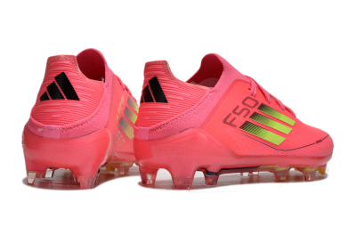 Kids Adidas F50 Elite FG Firm Ground Low-Tops Football Boots - Red/Gold