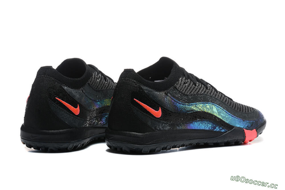 Men's Nike Air Zoom Mercurial Vapor 16 Elite TF Artificial Turf Low-Tops Football Shoes - Black/Grey/Pink 9