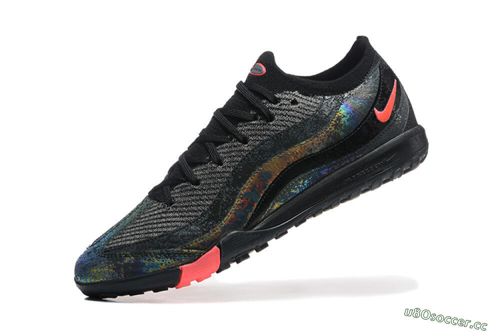 Men's Nike Air Zoom Mercurial Vapor 16 Elite TF Artificial Turf Low-Tops Football Shoes - Black/Grey/Pink 8