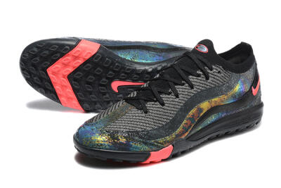 Men's Nike Air Zoom Mercurial Vapor 16 Elite TF Artificial Turf Low-Tops Football Shoes - Black/Grey/Pink