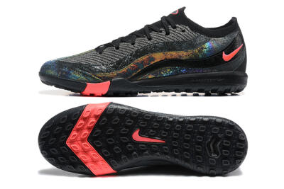 Men's Nike Air Zoom Mercurial Vapor 16 Elite TF Artificial Turf Low-Tops Football Shoes - Black/Grey/Pink