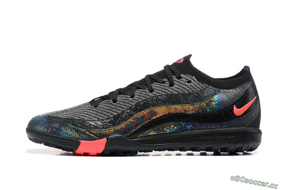 Men's Nike Air Zoom Mercurial Vapor 16 Elite TF Artificial Turf Low-Tops Football Shoes - Black/Grey/Pink 0