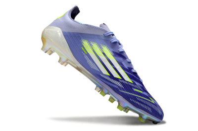 Men's Adidas F50 Elite FG Firm Ground Low-Tops Football Boots - Blue/White/Yellow