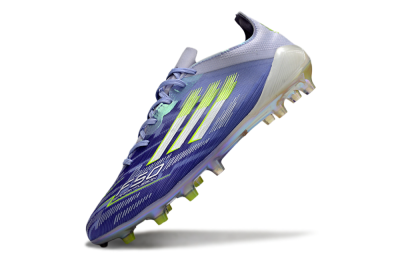 Men's Adidas F50 Elite FG Firm Ground Low-Tops Football Boots - Blue/White/Yellow