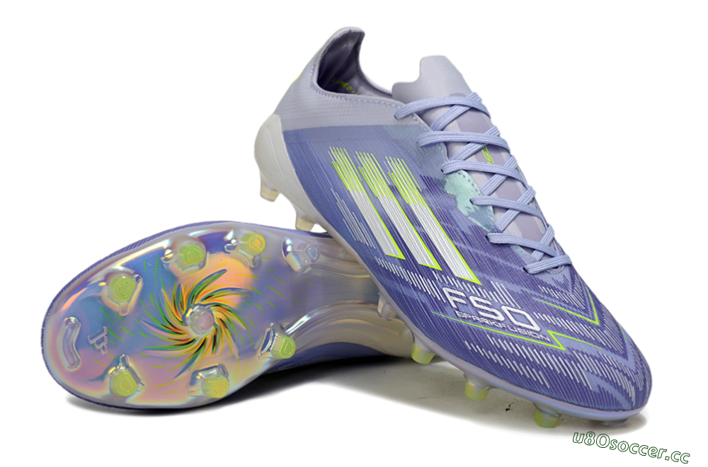 Men's Adidas F50 Elite FG Firm Ground Low-Tops Football Boots - Blue/White/Yellow 3