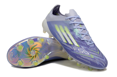 Men's Adidas F50 Elite FG Firm Ground Low-Tops Football Boots - Blue/White/Yellow