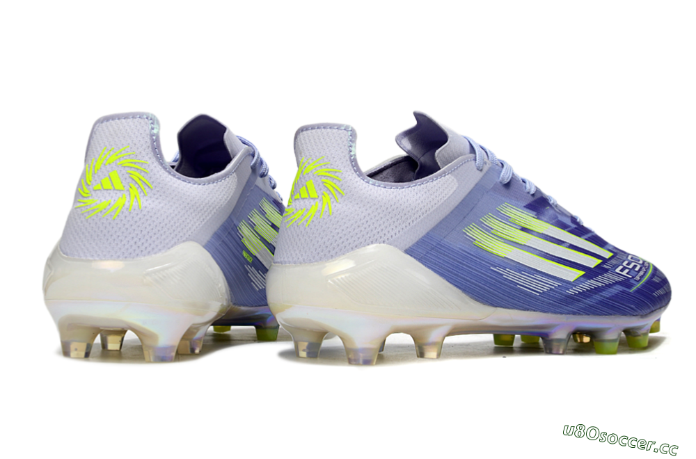 Men's Adidas F50 Elite FG Firm Ground Low-Tops Football Boots - Blue/White/Yellow 6