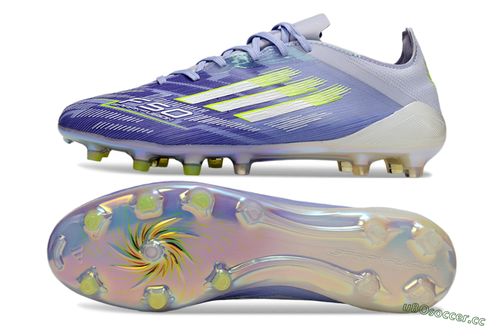 Men's Adidas F50 Elite FG Firm Ground Low-Tops Football Boots - Blue/White/Yellow 1