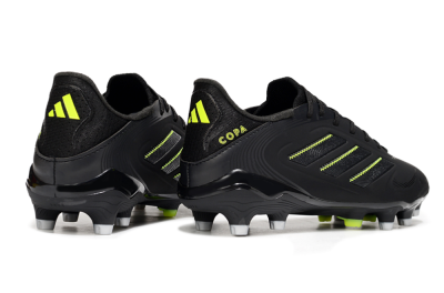 Men's Adidas Copa Pure 3 Elite FG Firm Ground Low-Tops Football Boots - Black/Grey/Yellow